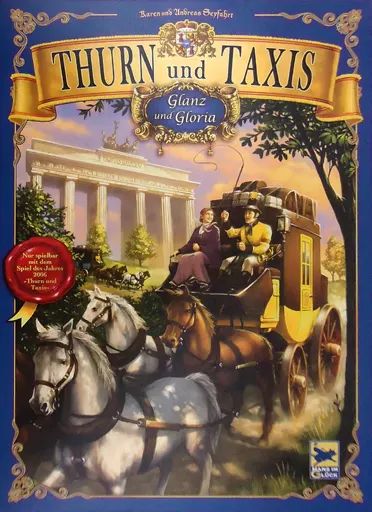 ボードゲーム 郵便馬車 拡張 北部マップ ドイツ語版 Thurn und Taxis Glanz Gloria