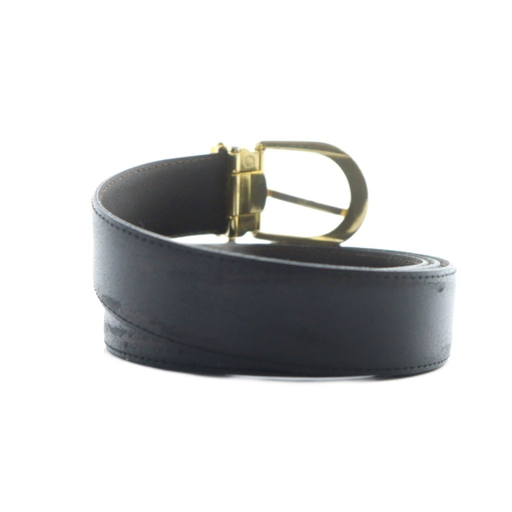 美品✨Burberrys バーバリー　ベルト　Bロゴ　ゴールド金具ブラック　本革 バーバリー BURBERRY ベルト ゴールド金具 レザー ロゴ 黒 ブラック