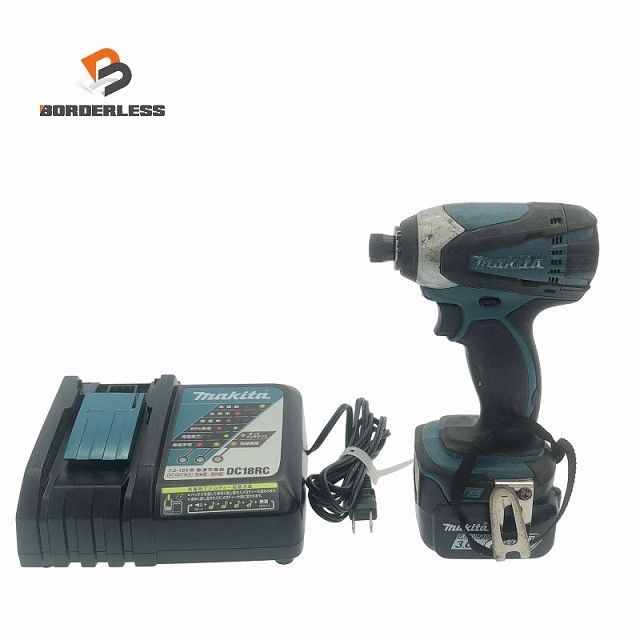 ☆中古品☆makita マキタ 14.4V 充電式インパクトドライバ TD134DX2 