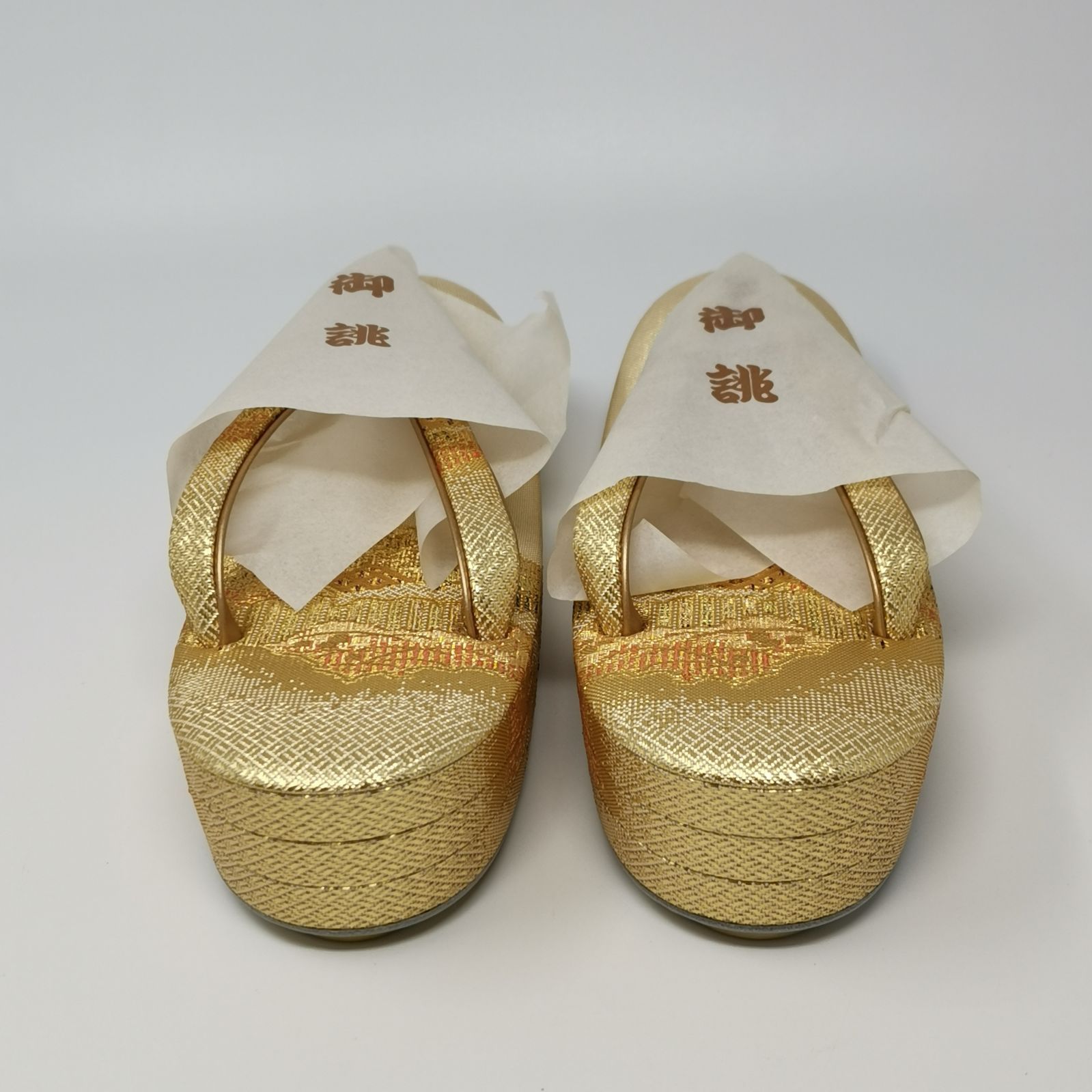 ゴールド色 草履Lサイズ