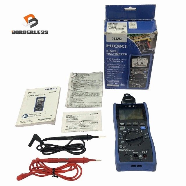HIOKI 日置 DIGITAL デジタルマルチメーター DT 4261 電動工具 計測119020
