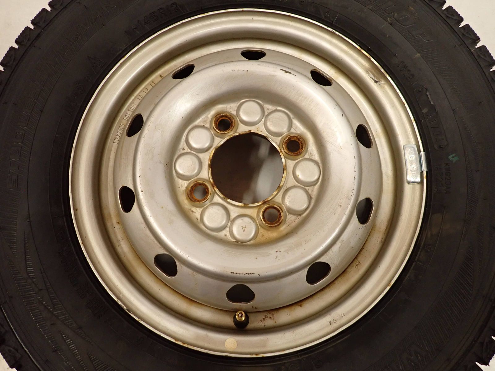  冬 製 4本SET 会社宛 145 R 12 3 5 J 6 PR LT ダンロップ WINTER MAXX SV 01 スチール 鉄 軽トラック バン NO D 7033 12インチ以下 タイヤ ホイールセット