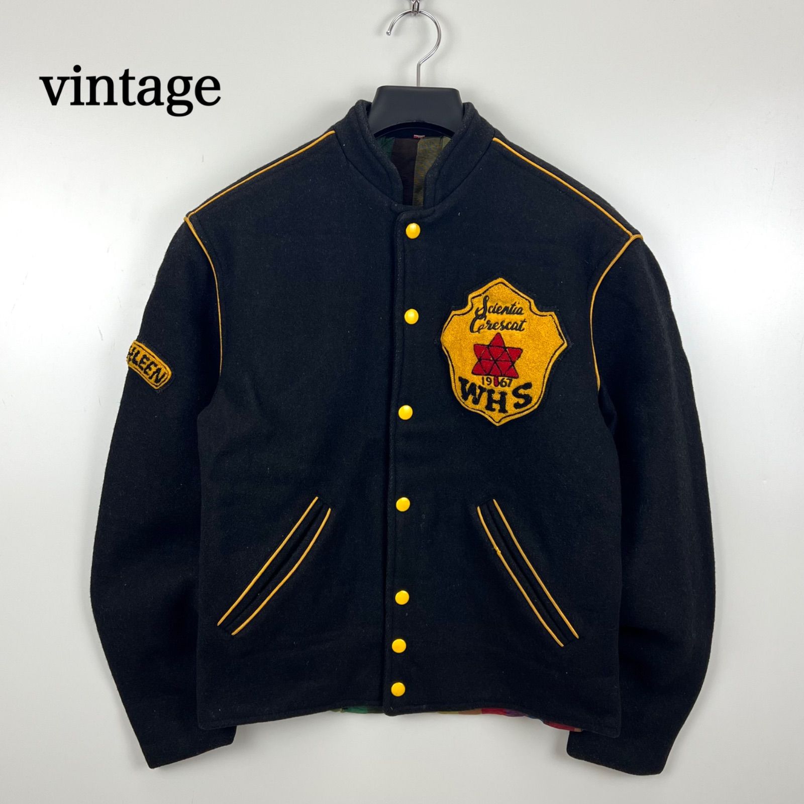 ヴィンテージ スタジャン メルトンウール 60s ET 80s ヴィンテージ 60s