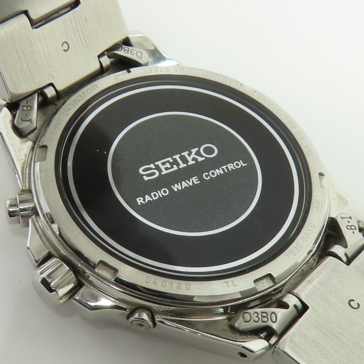 SEIKO 電波ソーラー メンズ 腕時計 アナログ 7B22-0AY0 SEIKO|アナログ 