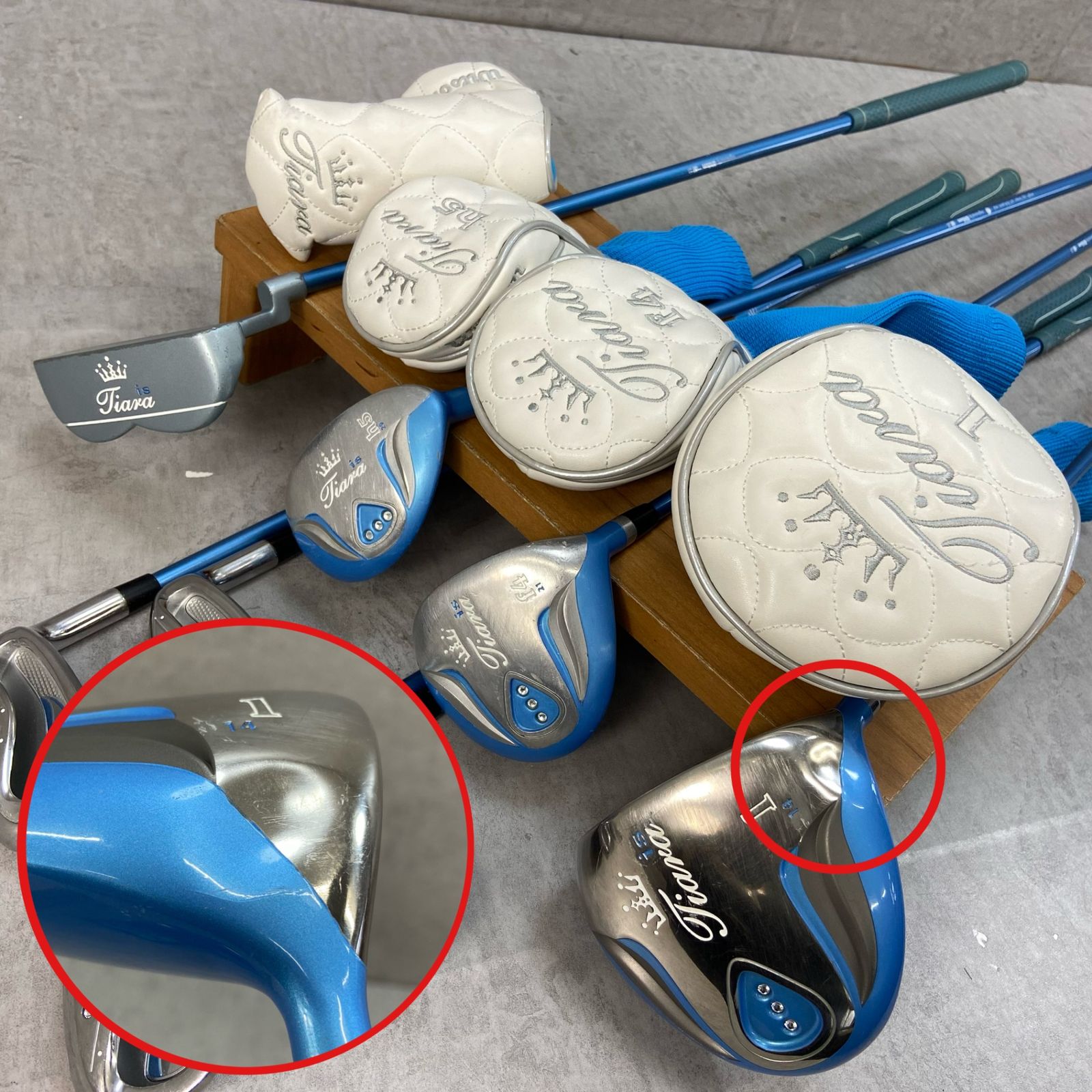 ウィルソン ティアラ レディースゴルフ クラブセット 8本 L 右利き用