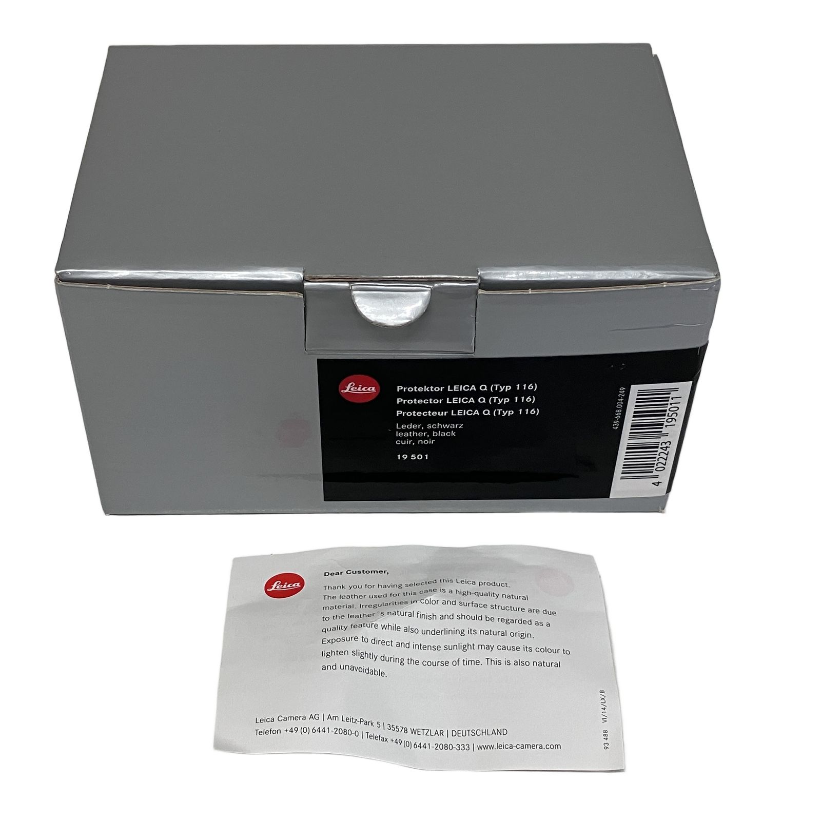 Leica Q Typ 116 レザー プロテクター ブラック ライカ カメラ