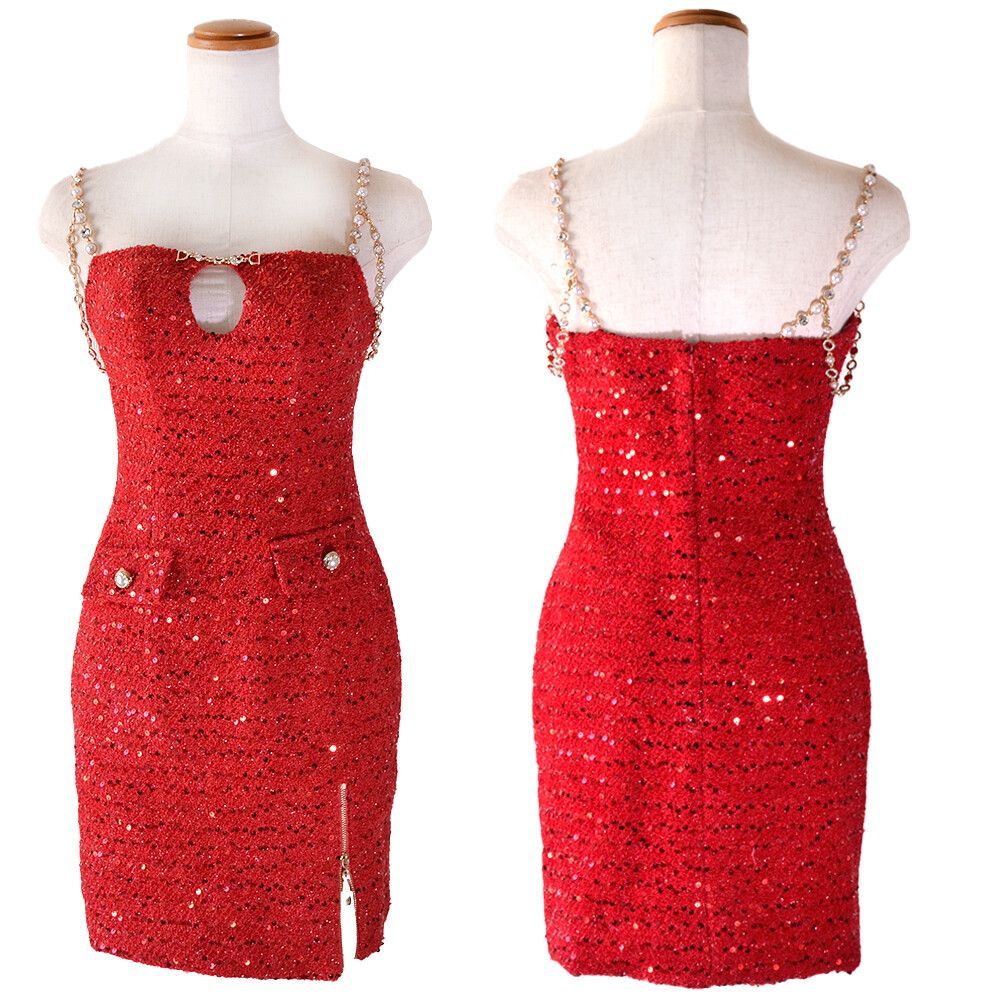 LoveRich ラブリッチ 【SMLサイズ/4カラー】パール チェーン