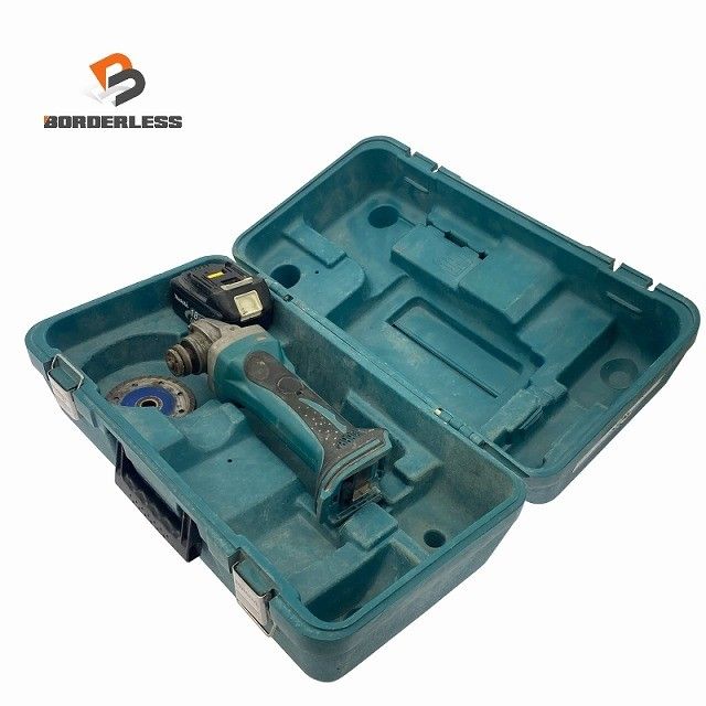 品 ｍakiat マキタ 18 V 100 mm 充電式ディスクグラインダ GA 402 D バッテリ 3 0 Ah ケース付き 研磨 サンダー119027