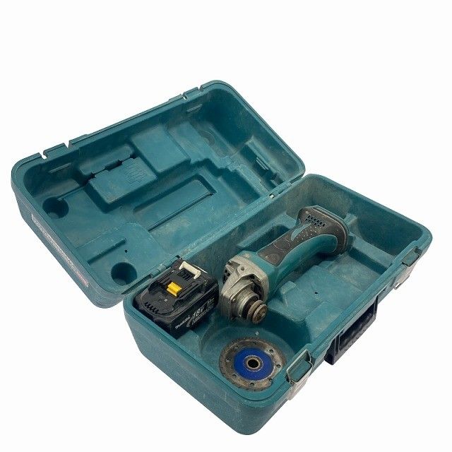 品 ｍakiat マキタ 18 V 100 mm 充電式ディスクグラインダ GA 402 D バッテリ 3.0 Ah ケース付き 研磨 サンダー119027