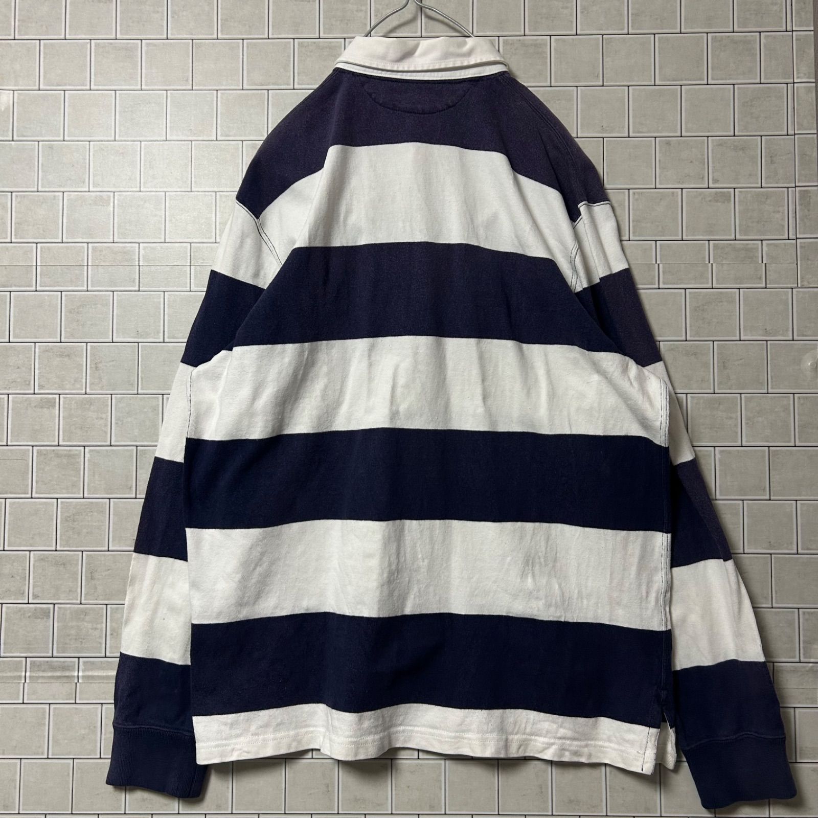 90s Polo By Ralph Lauren ポロ ラルフローレン ボーダー ラガーシャツ