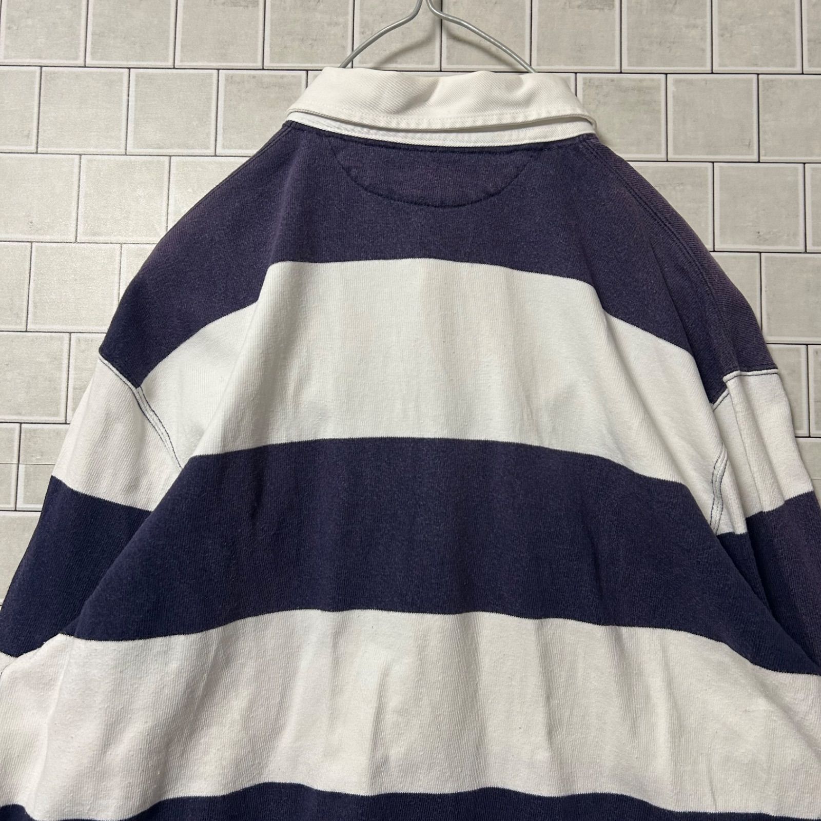 90s Polo By Ralph Lauren ポロ ラルフローレン ボーダー ラガーシャツ