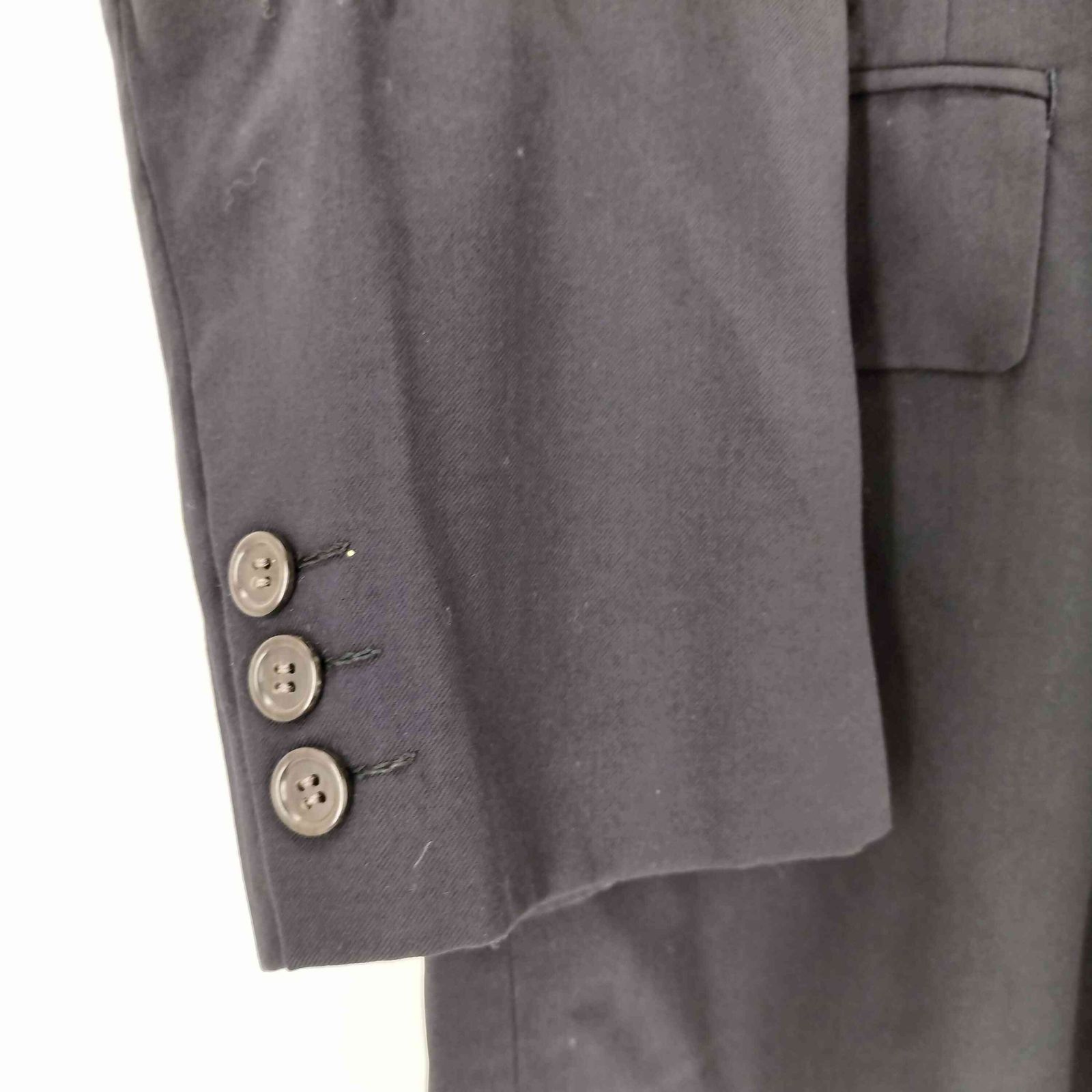 TOKIO KUMAGAI / 80s/archive/テーラードジャケット/46/--/BRW/無地 トキオクマガイ TOKIO KUMAGAI ウールピークドラペルテーラード