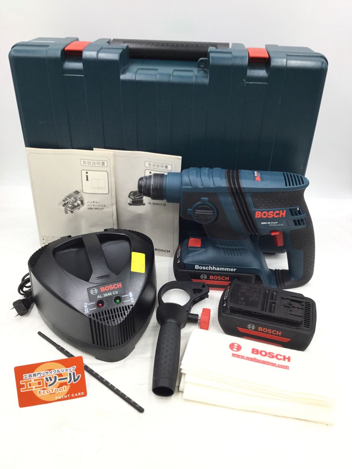 品 BOSCH ボッシュ SDSプラス36 Vコードレスハンマードリル GBH 36 V LIY エコツー M 02