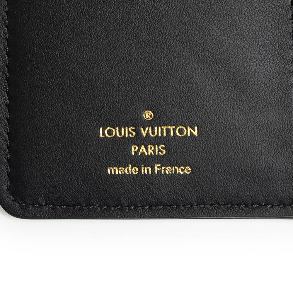 ルイ ヴィトン ポルトフォイユ ルー 二つ折り財布 ラムスキン レザー