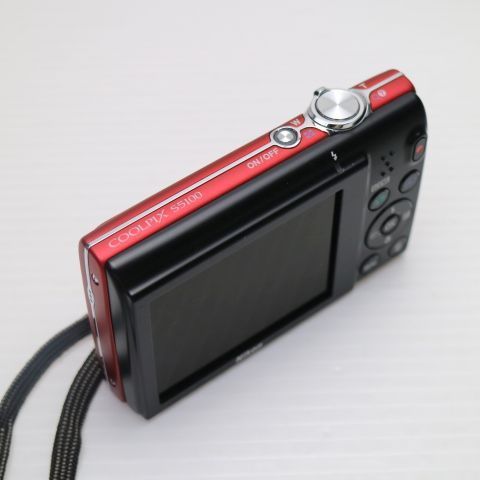 新品同様 COOLPIX S5100 クリアレッド 即日発送 Nikon デジカメ