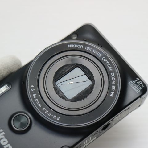 良品中古 COOLPIX S6900 リッチブラック 即日発送 デジカメ ニコン