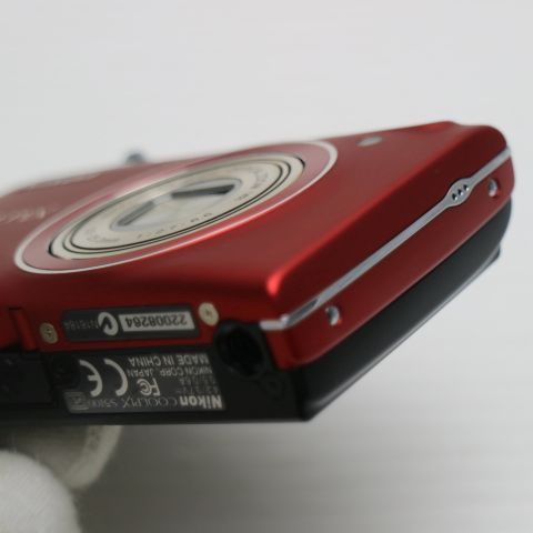 新品同様 COOLPIX S5100 クリアレッド 即日発送 Nikon デジカメ
