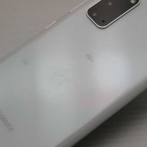 美品 SCG01 Galaxy S20 5G クラウドホワイト スマホ 白ロム 土日祝発送