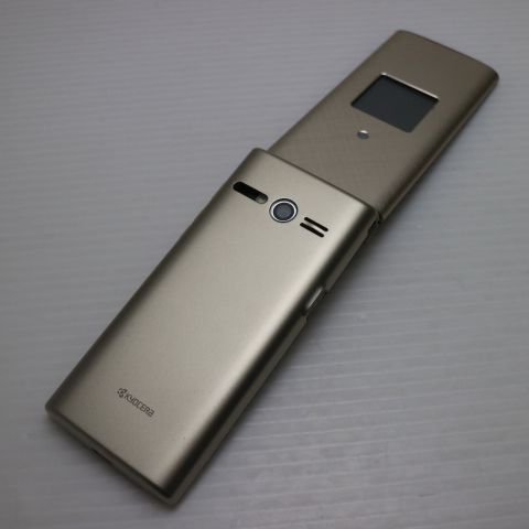 美品 KYF38 かんたんケータイ シャンパンゴールド スマホ 本体 白ロム