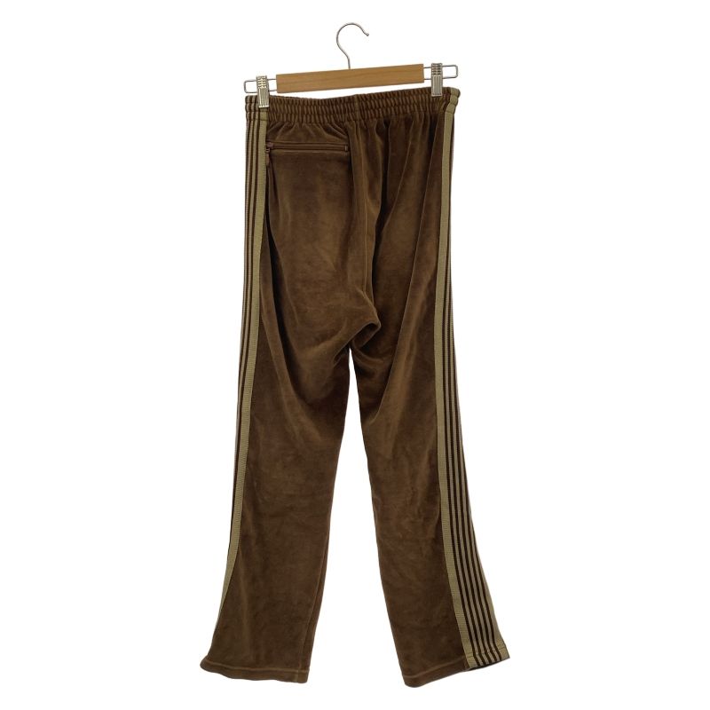 中古】NEEDLES ベロアトラックパンツ XS ブラウン ニードルズ[92