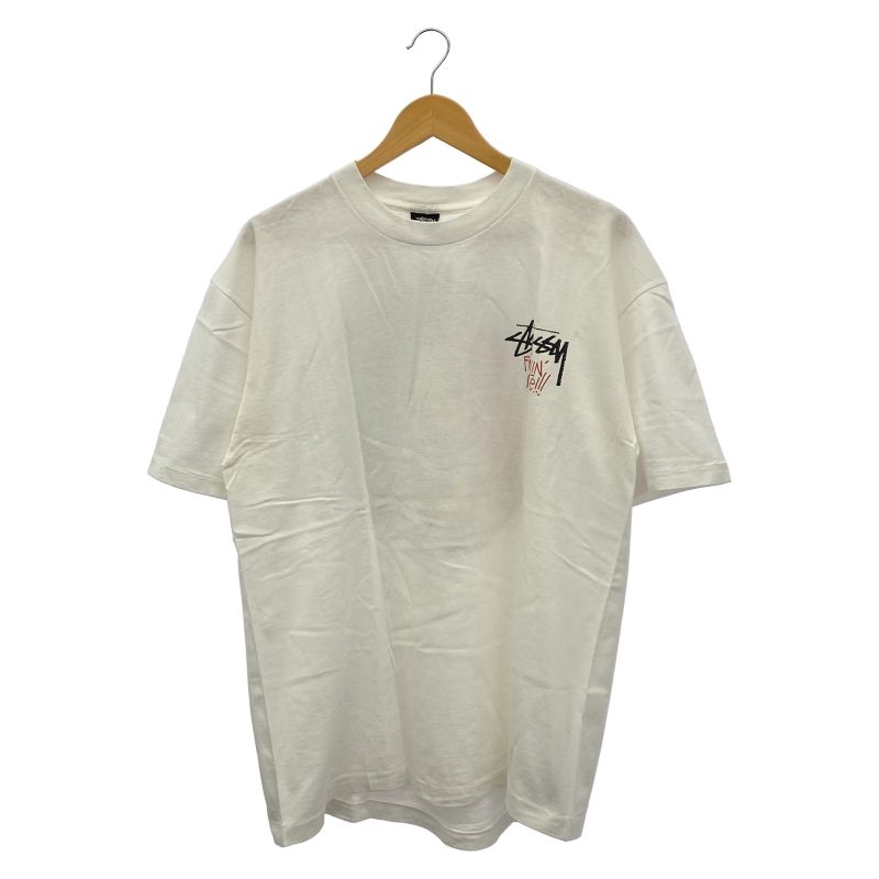 80-90 s STUSSY ラスタライオン Tシャツ XL 白 ステューシー 92