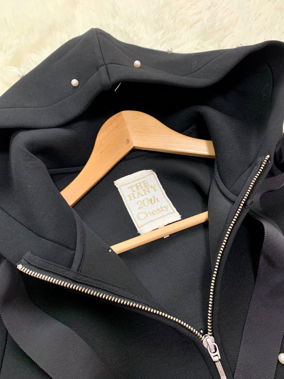 Chesty パール ボンディングパーカー サイズ 1 - メルカリ