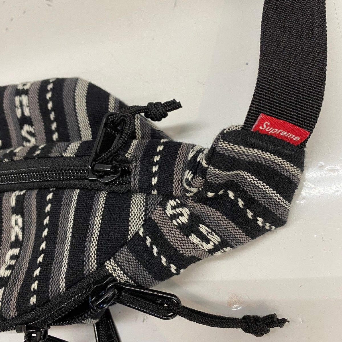 シュプリーム SUPREME 20SS Woven Stripe Waist Bag バッグ メンズ