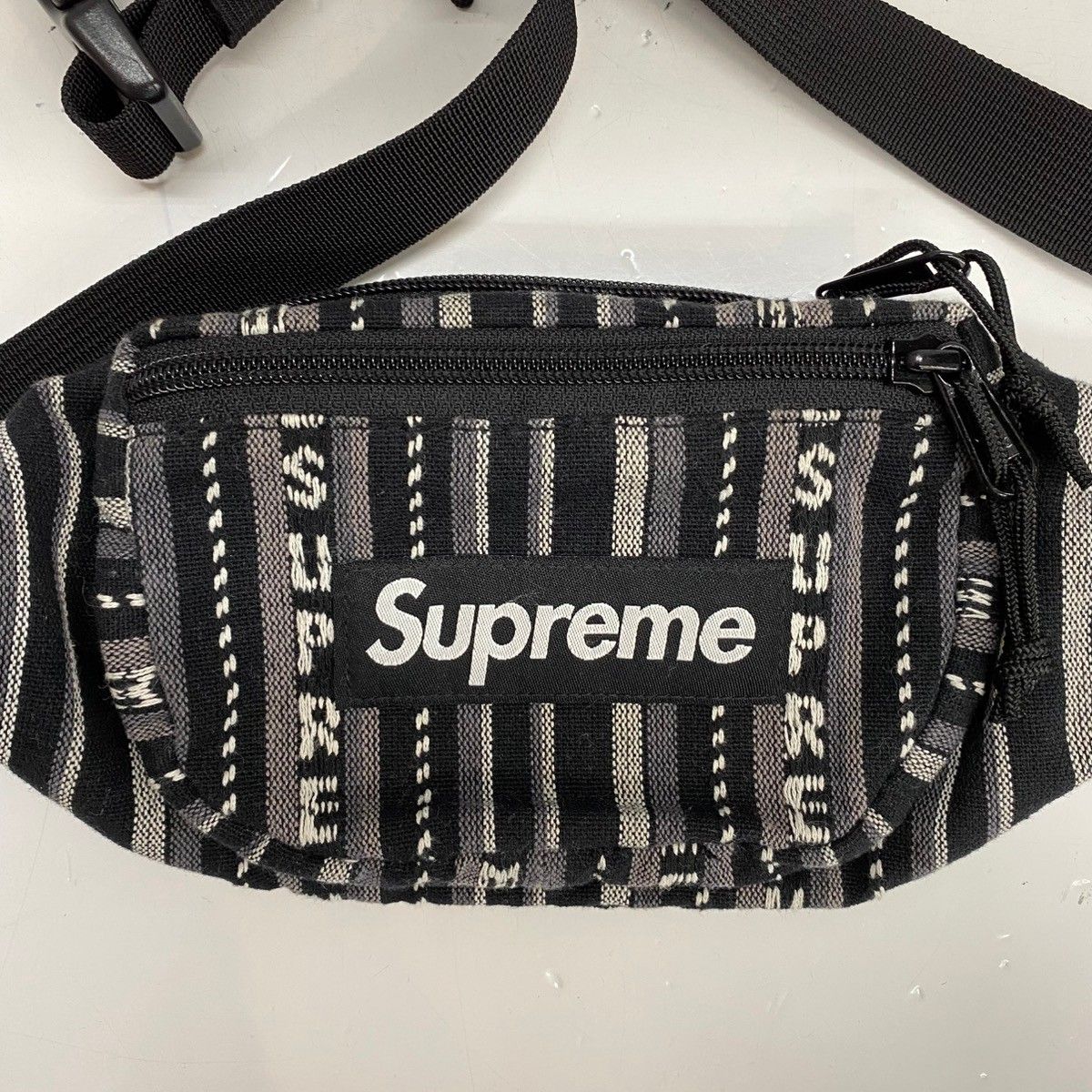 シュプリーム SUPREME 20SS Woven Stripe Waist Bag バッグ メンズ