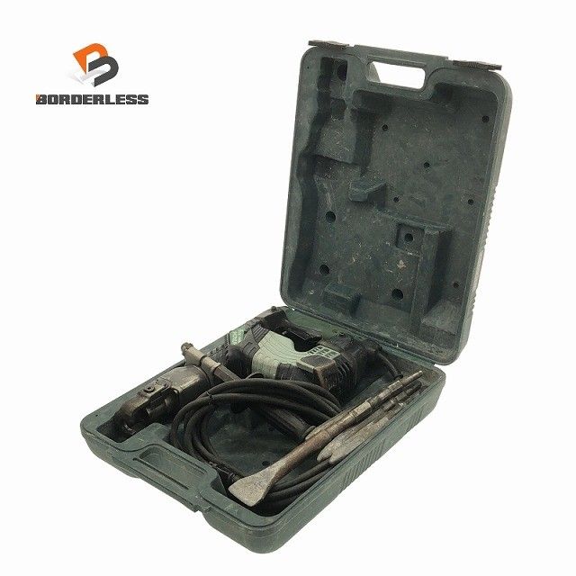 品 HITACHI 日立工機 100 V 電動ハンマー H 41 SA 2 六角軸 コンクリートブレーカー 穴あけ 穿孔 ハツリ機 はつり機119031