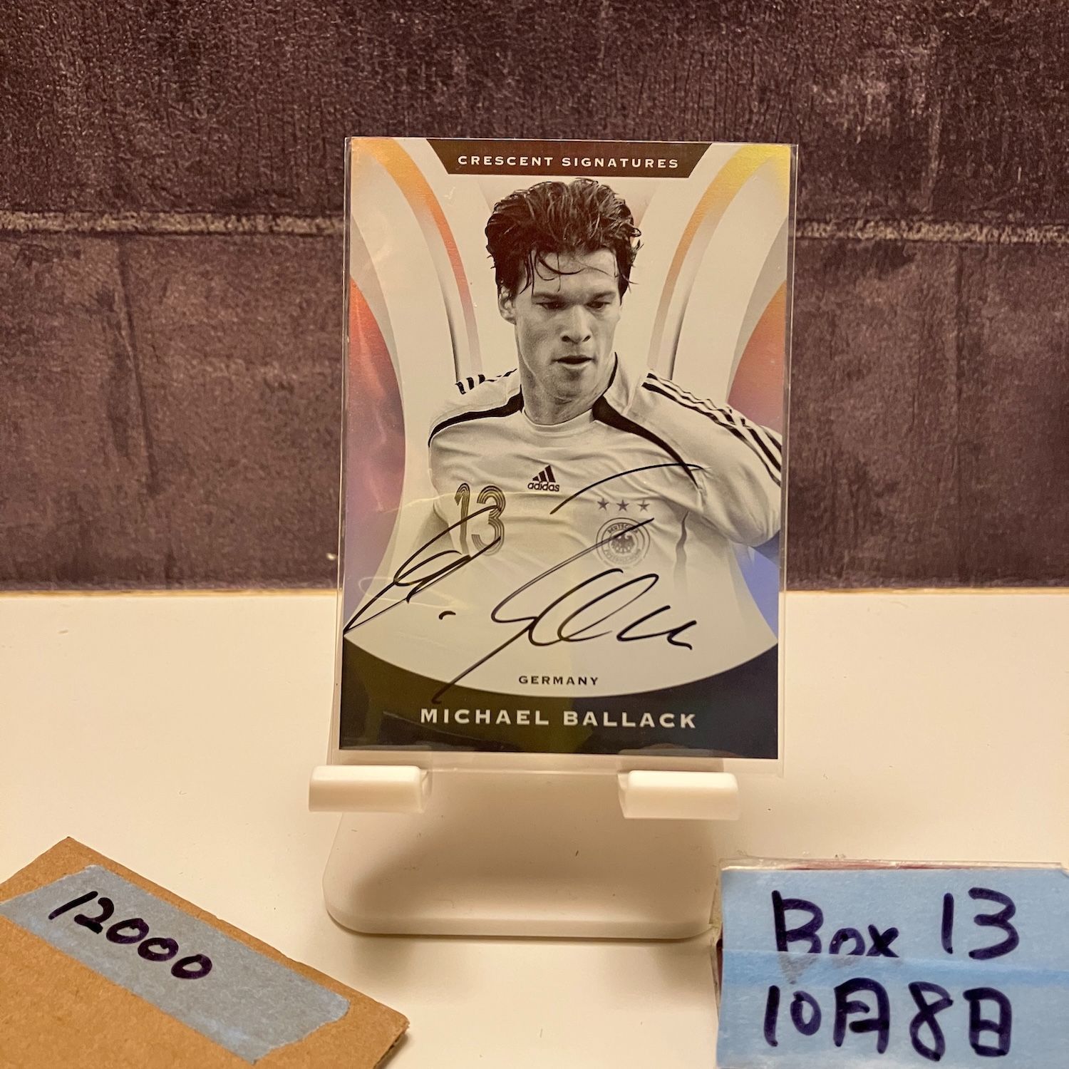 2017 Panini Nobility Michael Ballack 直筆サインカード Germany Crescent Signatures カード