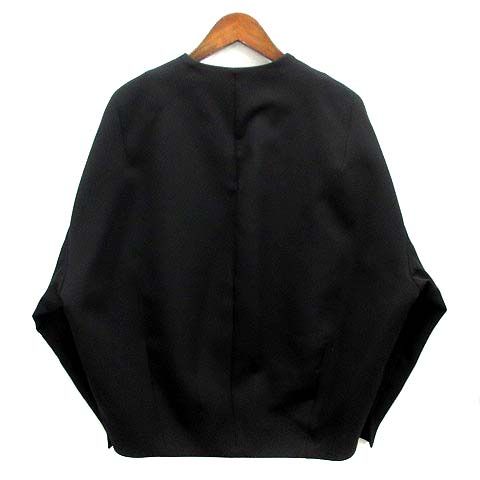 エレンディーク ELENDEEK 2025SS フォルム ショート コート ブラック 黒 F 512520010301-1 美品