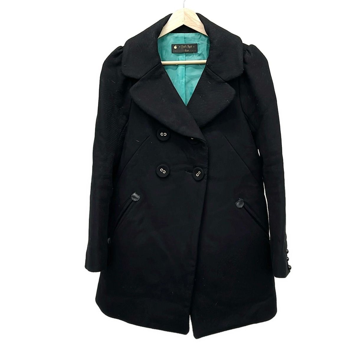 franche lippée black コート 大きいサイズ franchelippee(フランシュリッペ) コート サイズM レディース - 黒