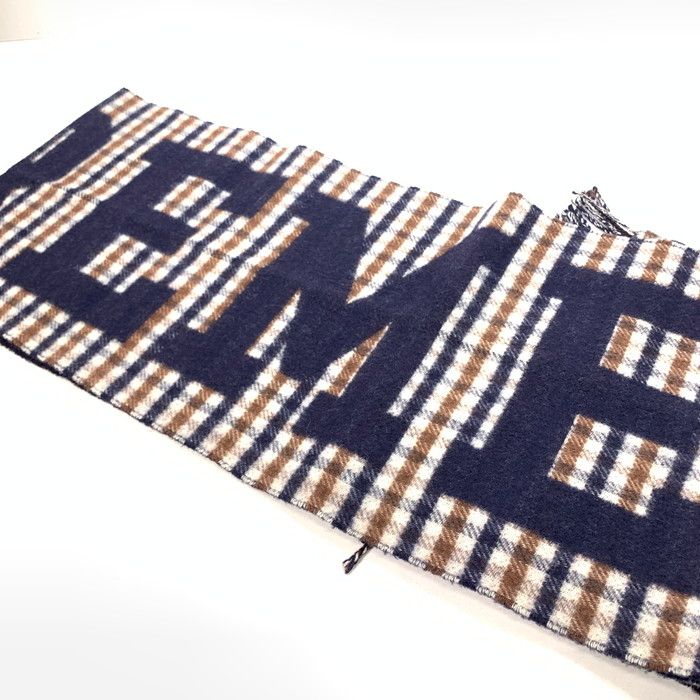 中古品】Supreme シュプリーム AQUASCUTUM 16AW CLUB CHECK SCARF
