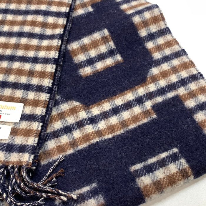 中古品】Supreme シュプリーム AQUASCUTUM 16AW CLUB CHECK SCARF