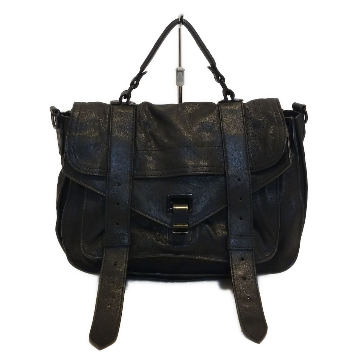 Proenza Schouler プロエンザスクーラー ハンドバッグ 黒 レザー