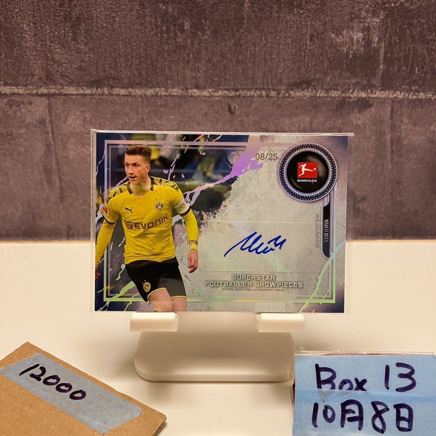 2020 Topps Museum Collection Bundesliga Marco Reus 08/25 直筆