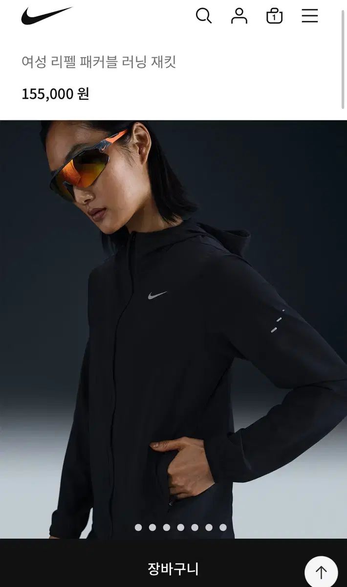 ナイキ スイフト パッカブル ランニング ジャケット HQ 0651-010