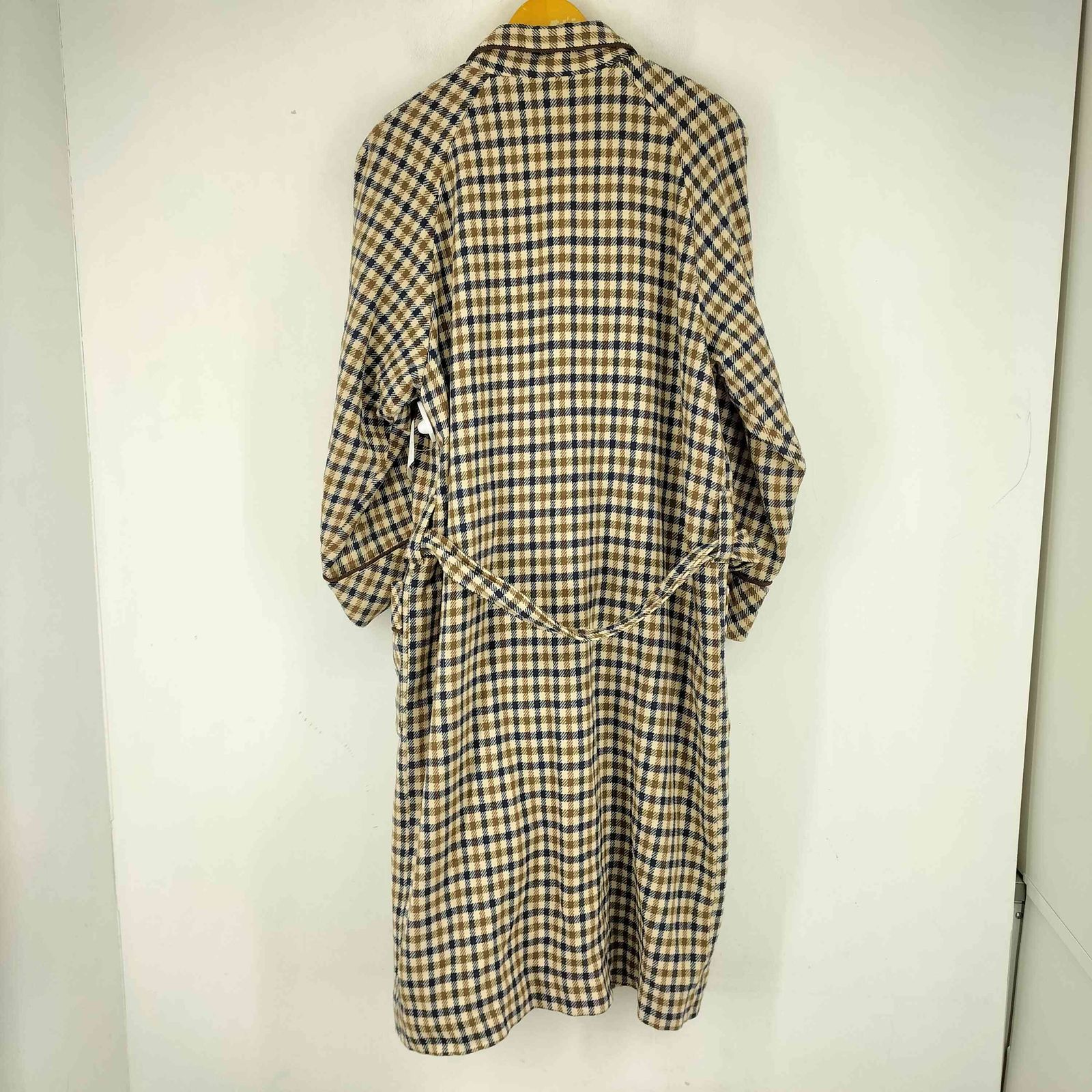 アクアスキュータム AQUASCUTUM チェック ガウンコート レディース M