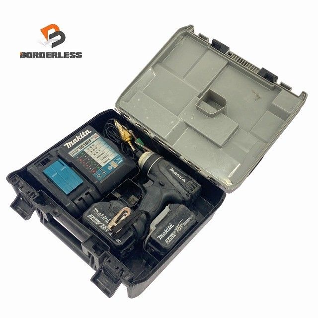 品 makita マキタ 18 V 充電式4モードインパクトドライバー TP 141 黒 ブラック バッテリ 3 0 Ah 充電器 ケース付119054