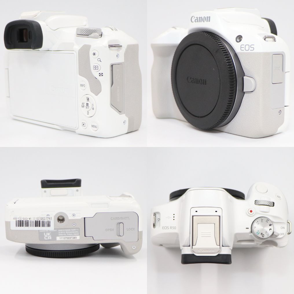 CANON EOS R50 ボディ ミラーレス一眼 eos-r50-body-wh ホワイト【良い