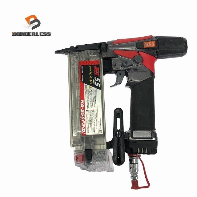 比較的 MAX マックス 55 mm 高圧 スーパーフィニッシュネイラ HA SF 2 D 仕上釘打機 仕上釘打ち機 仕上げ釘打機119056