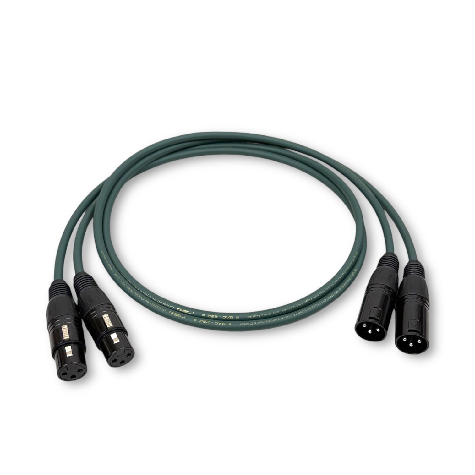 NEO by oyaide QAC-222 XLRケーブル 2本セット　未使用 OYAIDE QAC-222 XLR マイクケーブル 1m 2本セット - メルカリ