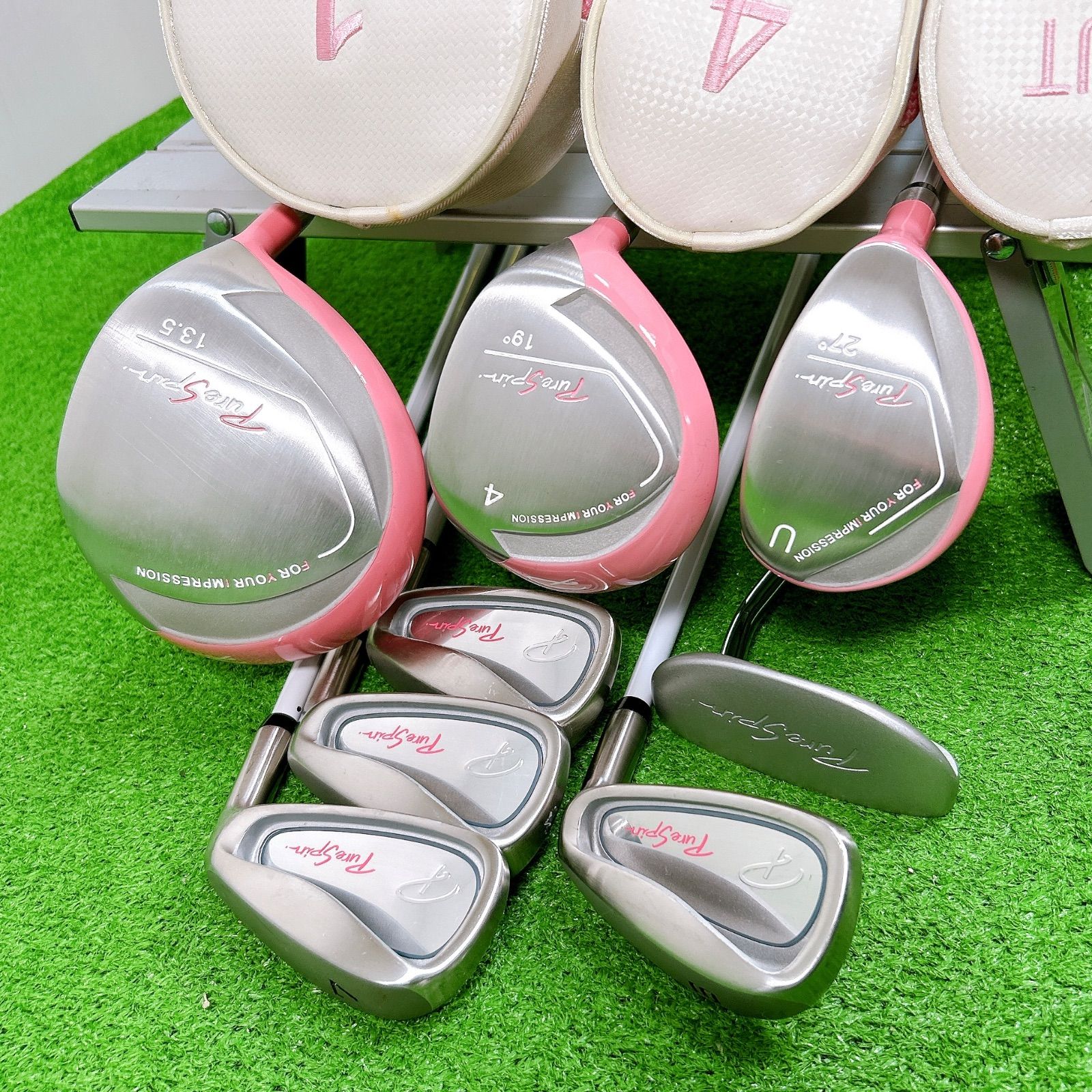 初心者推薦】レディースクラブセット 8本 L キャロウェイバッグ ピュア