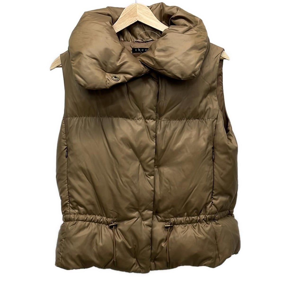 theory(セオリー) ダウンベスト サイズ2 S レディース - ブラウン 秋