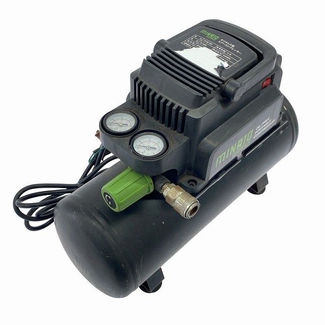 品 MINATO ミナトワークス 100 V 常圧 一般庄 オイルレス型 エアーコンプレッサー CP-8 A-V 03 小型 エアコンプレッサー119062