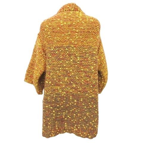 シャネル CHANEL 美品 カーディガン アルパカ モヘヤ ミックスツイード