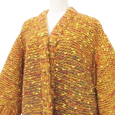 シャネル CHANEL 美品 カーディガン アルパカ モヘヤ ミックスツイード