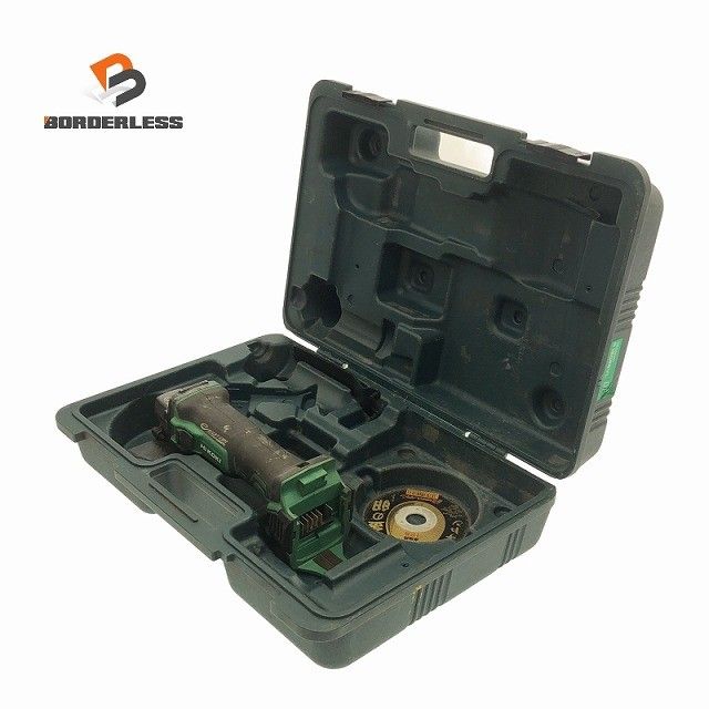 品 HiKOKI ハイコーキ 18 V 125 mm コードレスディスクグラインダー 本体 ケース付 充電式 ディスクサンダー119063