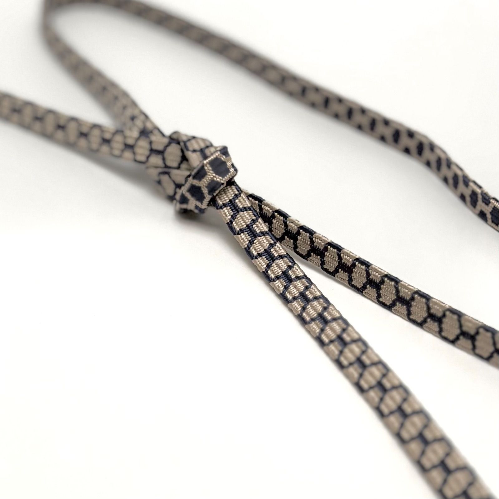 帯締め 渡敬 貝の口 亀甲 両面 手組み 0198