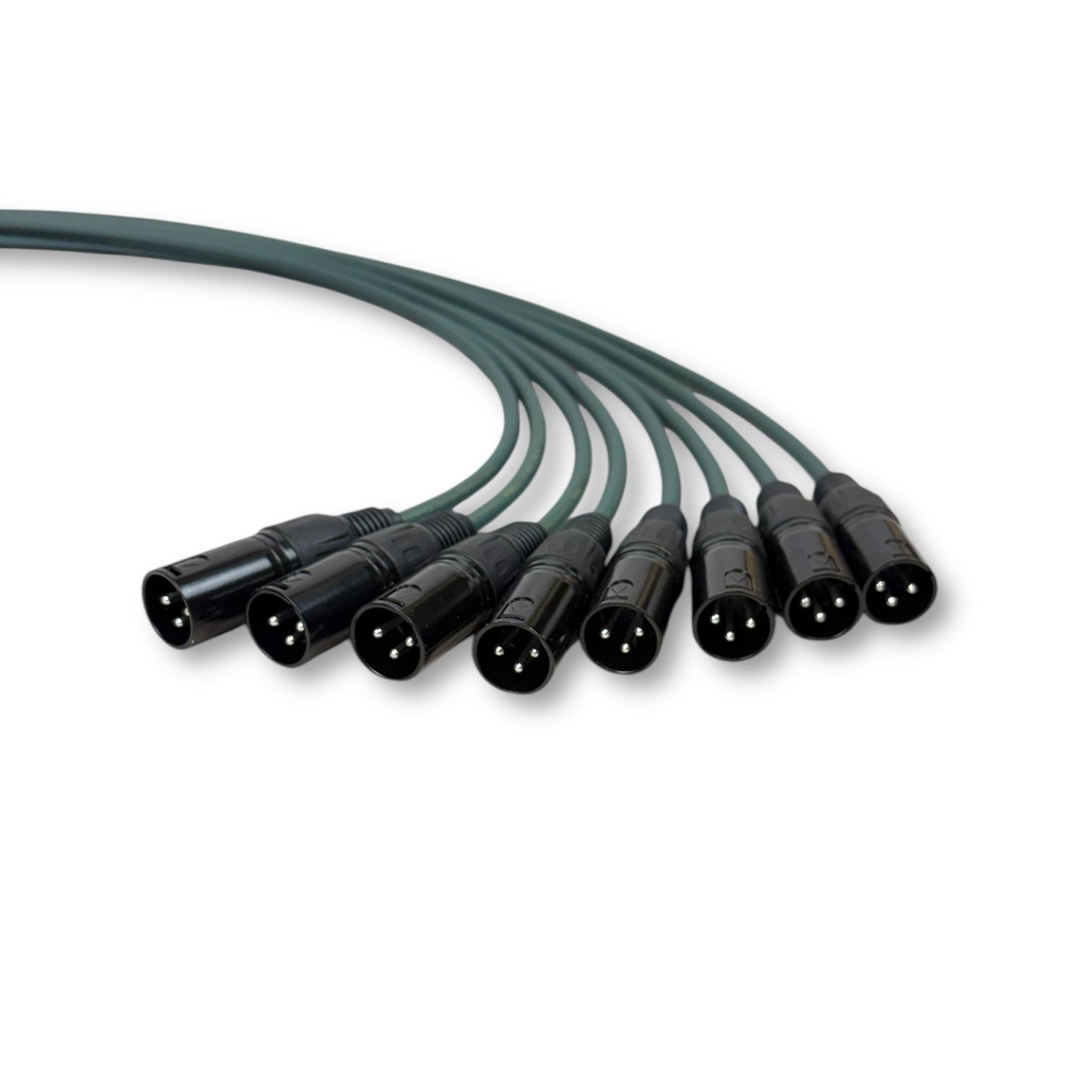  OYAIDE QAC 222 XLR マイクケーブル 1 m 8本セット その他 ケーブル コネクター